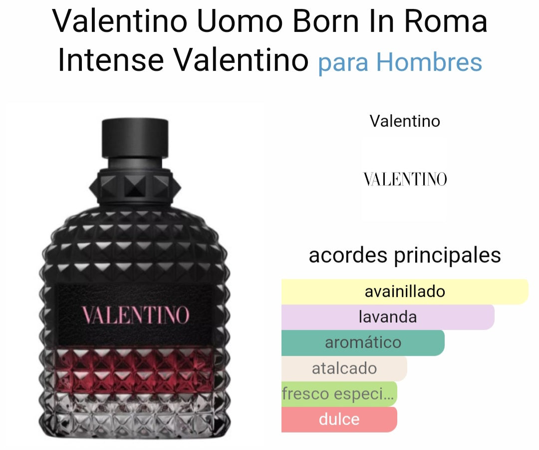 Valentino uomo born in roma intense