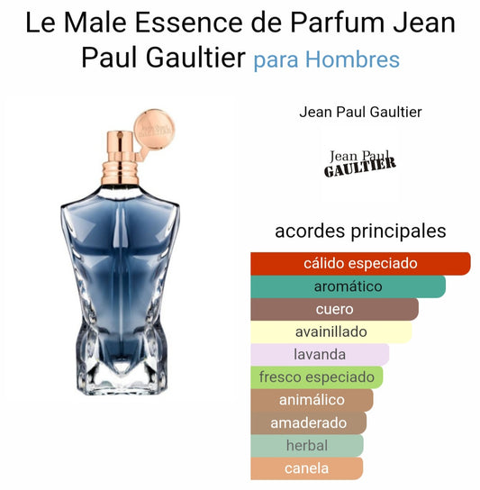 Le male essence de parfum